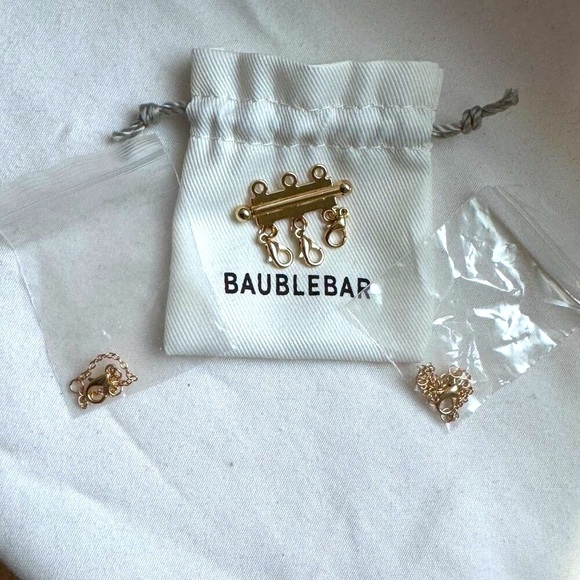 ✨Innovative BaubleBar Build Your Own Necklace Clasp + 2" & 4" Necklace Extender✨ - Picture 12 of 16